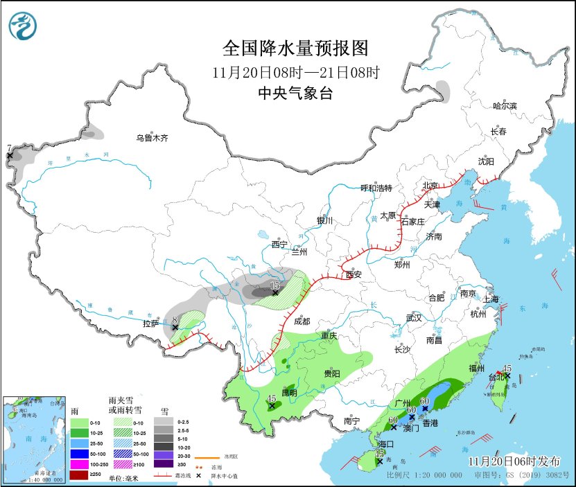 昨日海南广东福建台湾等地出现中到大雨，局地暴雨，你那里下雨了吗？